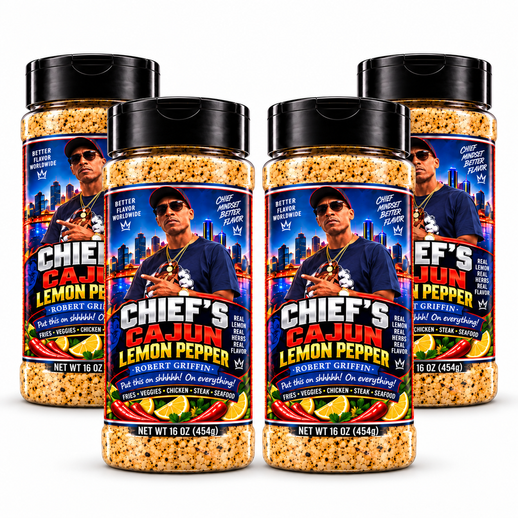 Chief’s Cajun Lemon Pepper 4 Pack