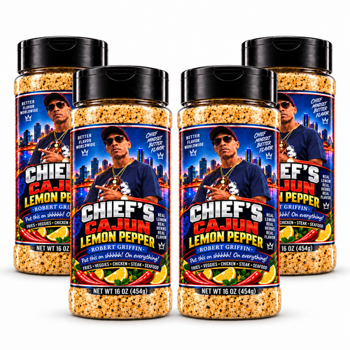 Chief’s Cajun Lemon Pepper 4 Pack