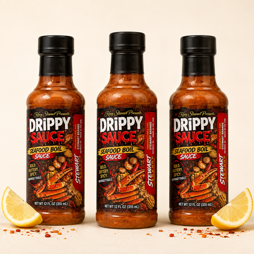 Drippy Sauce Cajun Seafood Boil Sauce 3-bottle pack