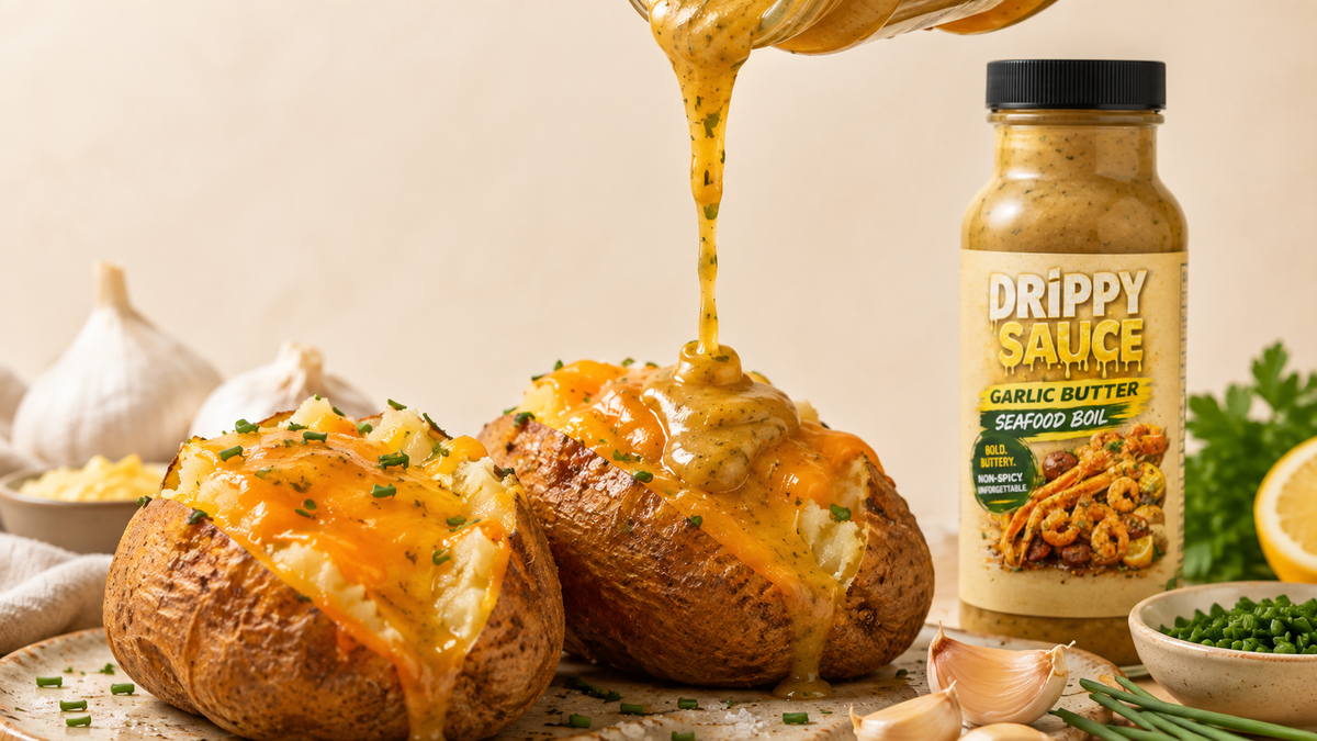 garlic butter cheesy potatoes hero v1